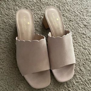 Cute Kate spade block heel sandals.